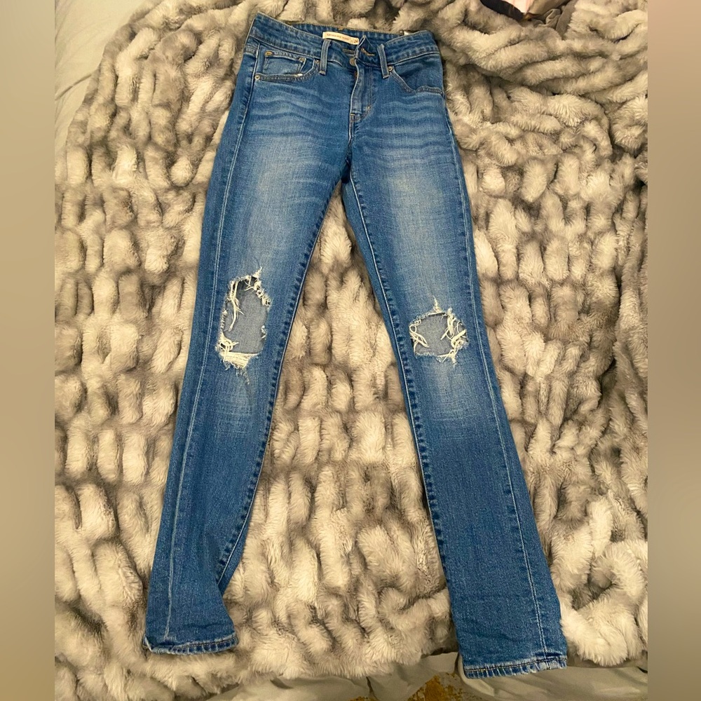 High rise jeans